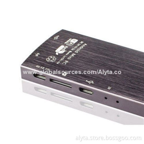 Android Mini PC, Wholesale Chipset, CPU Rockchip 3188 Quad-core 1.2-1.4Ghz, GPU: Mali-400MP4